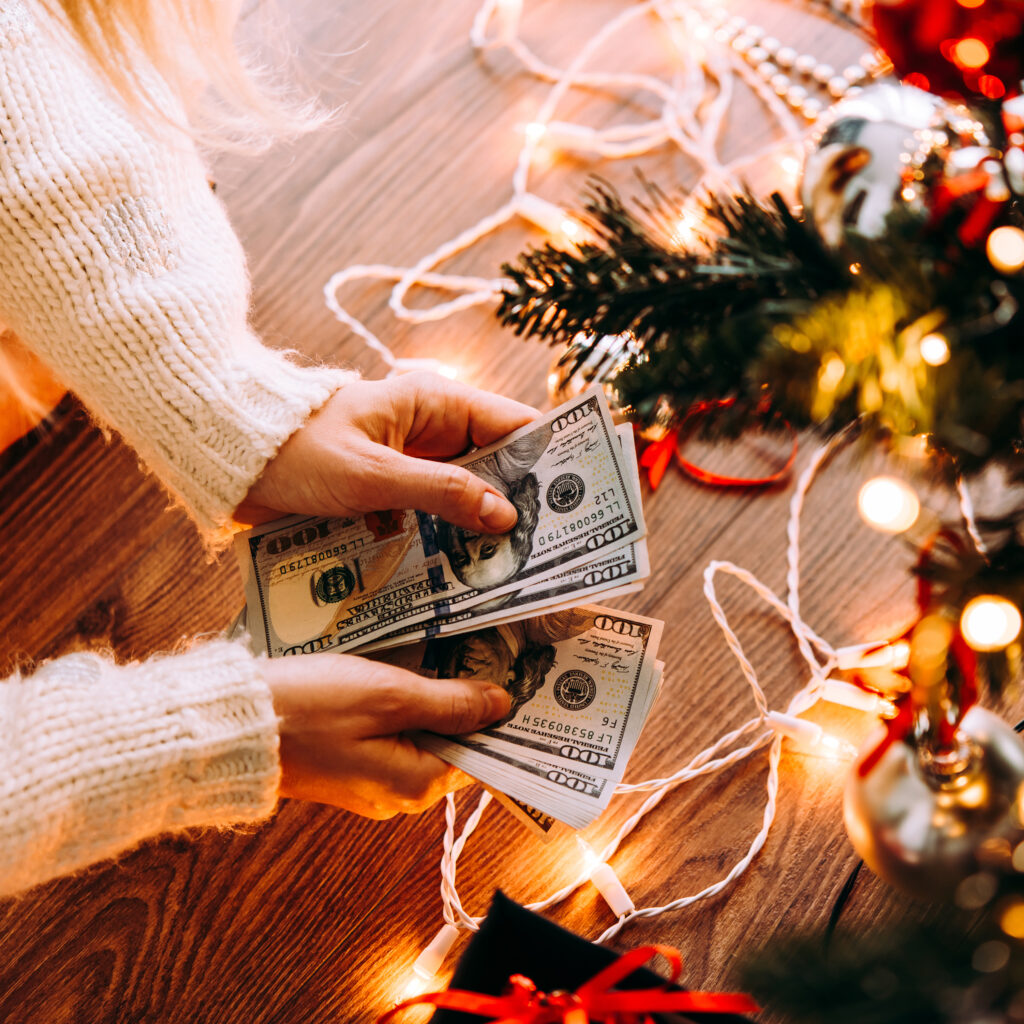 holiday spending cash